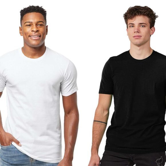 Premium T-Shirts, Pack of 3, Unisex Tees for Men & Women, 100% Ring-spun cotton - Picture 4 of 5